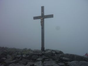 Lusen Nebel Gipfel Bayerischer Wald