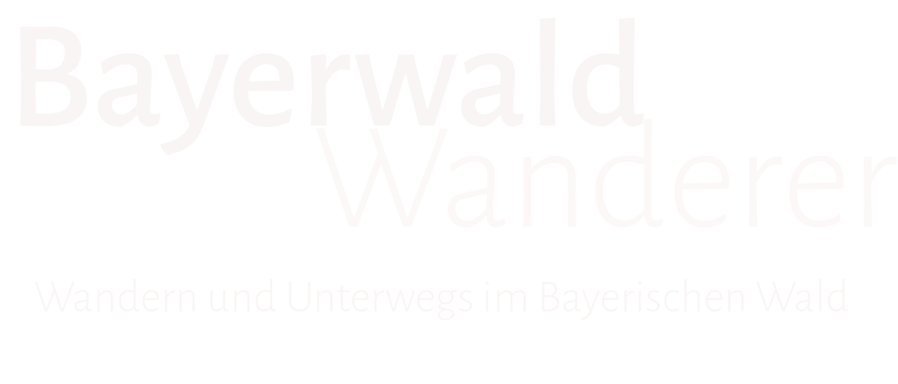 Bayerwald-Wanderer